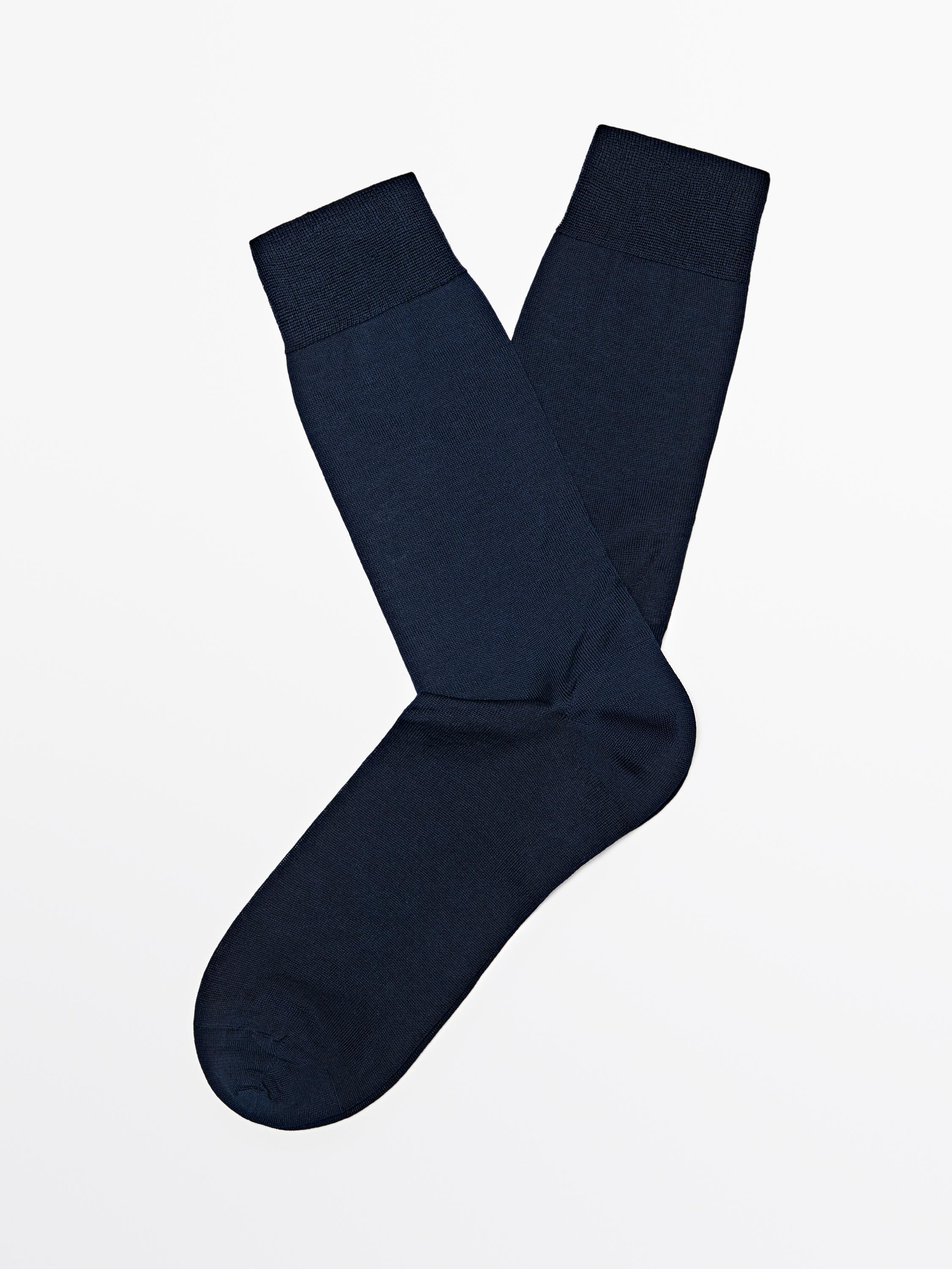 Chaussettes habillées unies